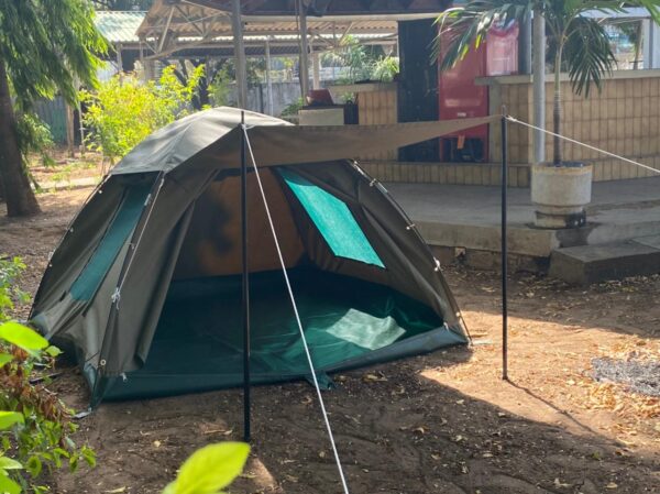 Camping Canvas Tent 2-Man capacity