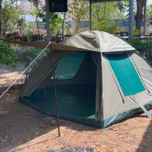 Camping Canvas Tent 2-Man capacity