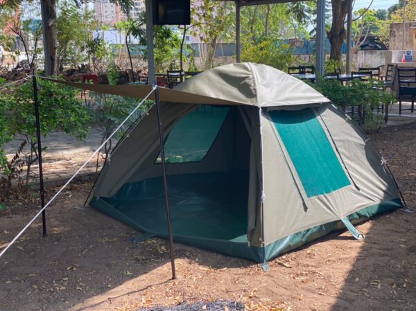 Camping Canvas Tent 2-Man capacity