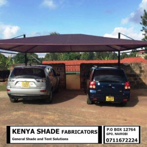 two cars Car parking shade