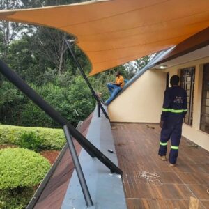 Balcony shade Installation Kenya